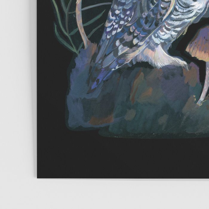 Owls Mushroom Magnolia Poster Gallery Image 3