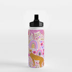 Cheetahs in a Rainbow Garden Lt. Water Bottle Gallery Image 2