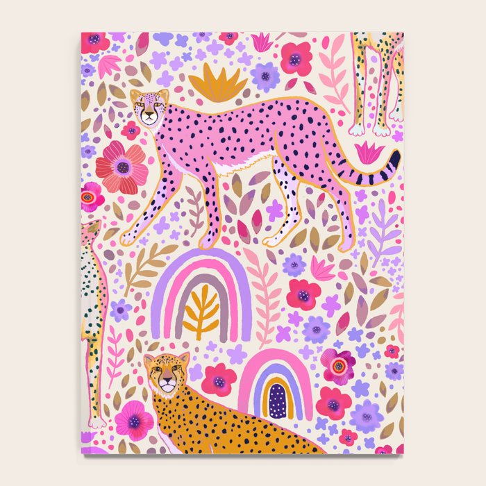 Cheetahs in a Rainbow Garden Lt. Notebook Gallery Image 4