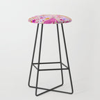 Cheetahs in a Rainbow Garden Lt. Stool Gallery Image 1