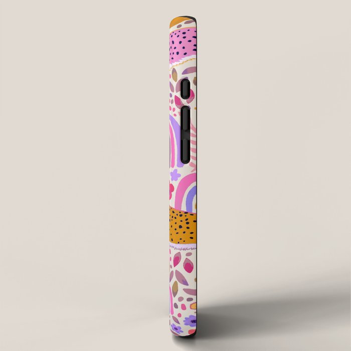 Cheetahs in a Rainbow Garden Lt. iPhone Case Gallery Image 2