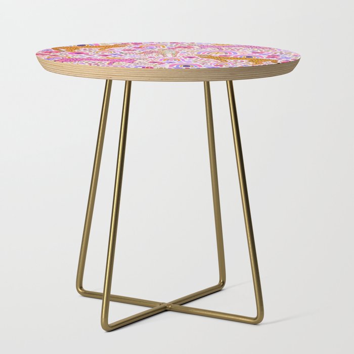 Cheetahs in a Rainbow Garden Lt. Side Table Gallery Image 1