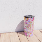 Cheetahs in a Rainbow Garden Lt. Travel Mug Gallery Image 4