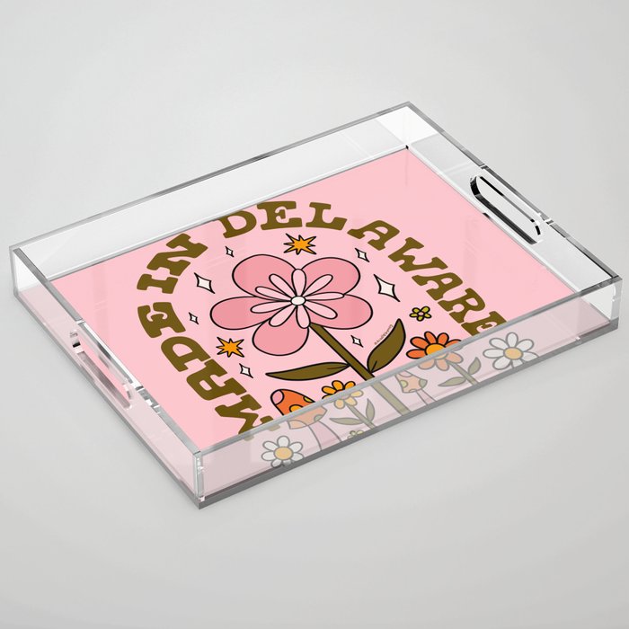 Made In Delaware Acrylic Tray Gallery Image 1