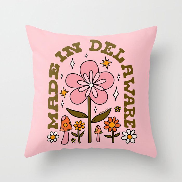 Made In Delaware Throw Pillow Gallery Image 6