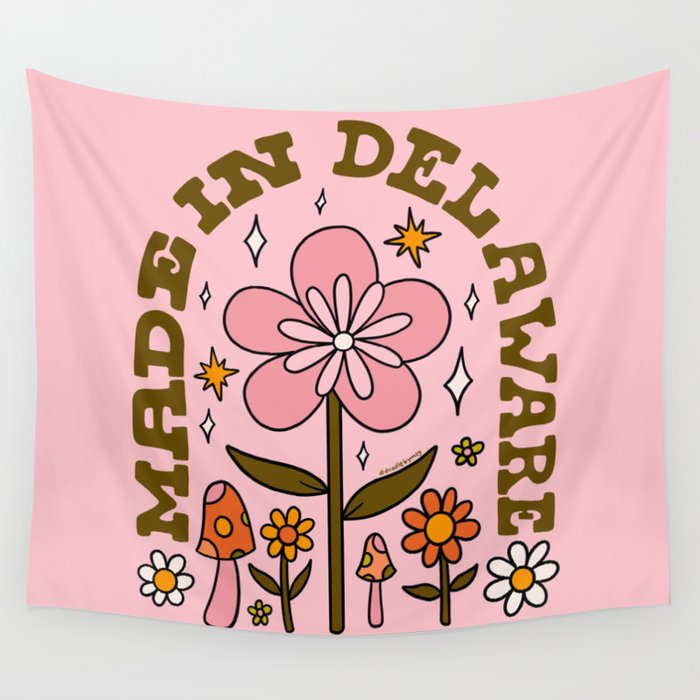 Made In Delaware Wall Tapestry Gallery Image 4