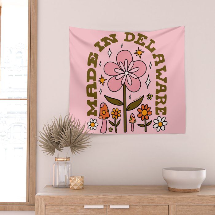 Made In Delaware Wall Tapestry Gallery Image 2