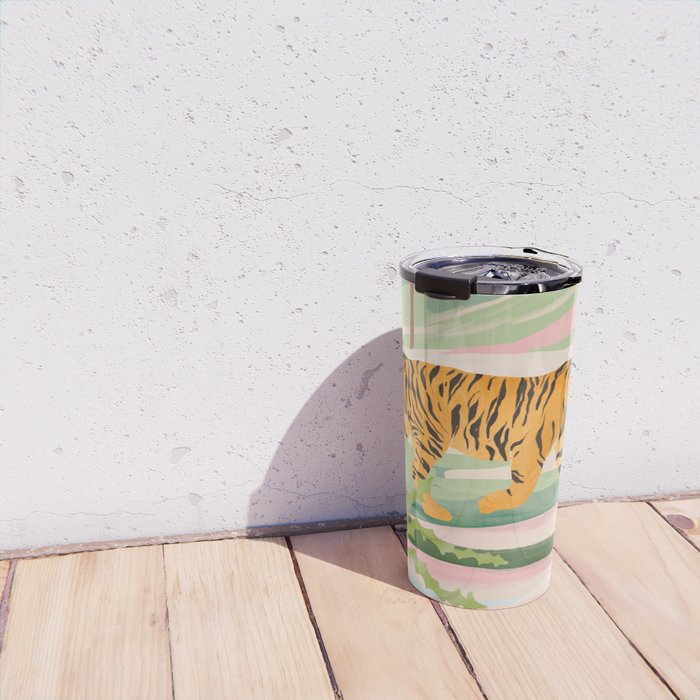 Walking Tiger Travel Mug Gallery Image 4