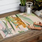 Walking Tiger Outdoor Rug Gallery Image 2