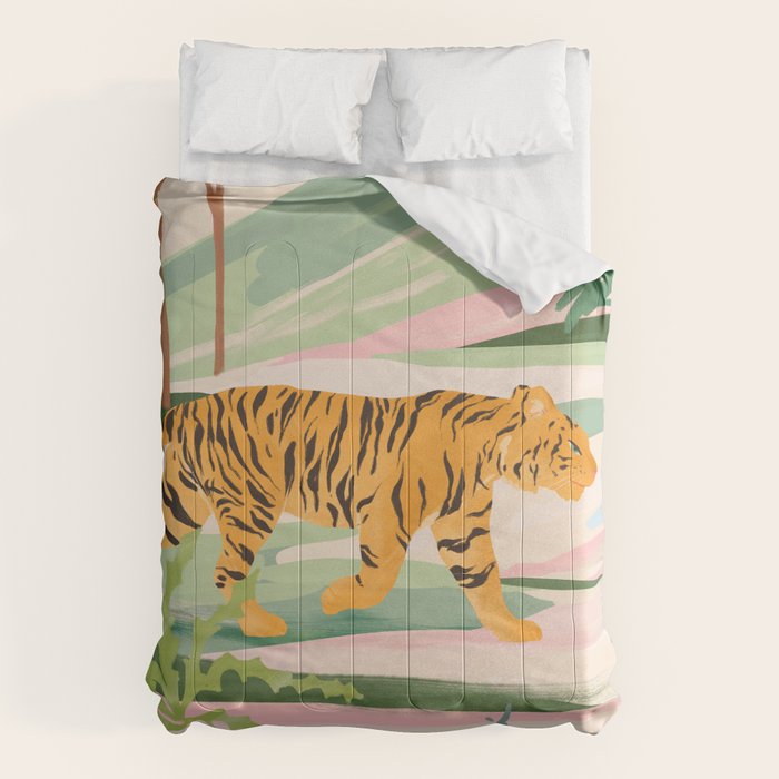 Walking Tiger Comforter Gallery Image 6