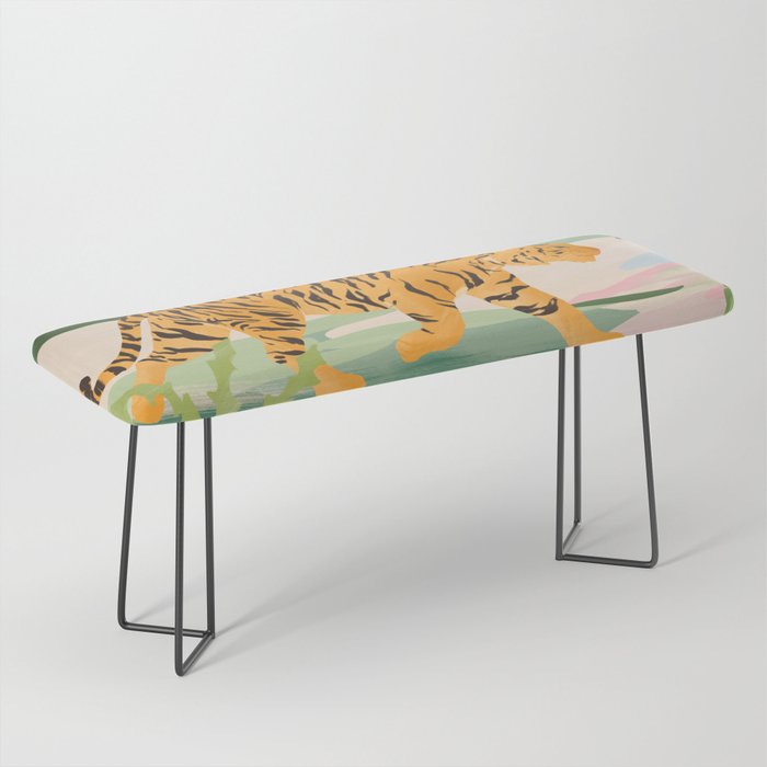 Walking Tiger Bench Gallery Image 1