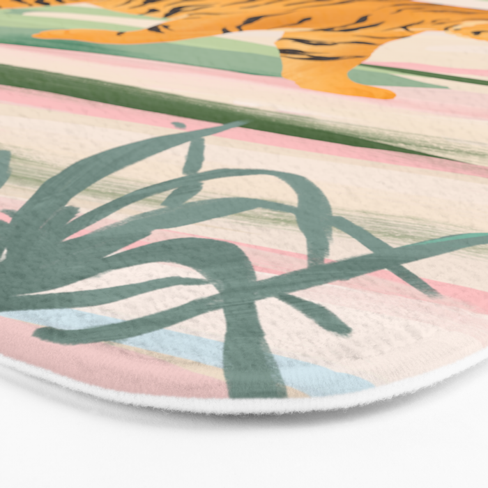 Walking Tiger Bath Mat Gallery Image 3