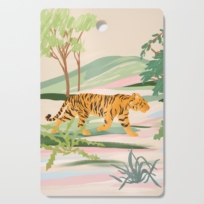 Walking Tiger Cutting Board Gallery Image 1
