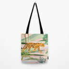 Walking Tiger Tote Bag Gallery Image 2