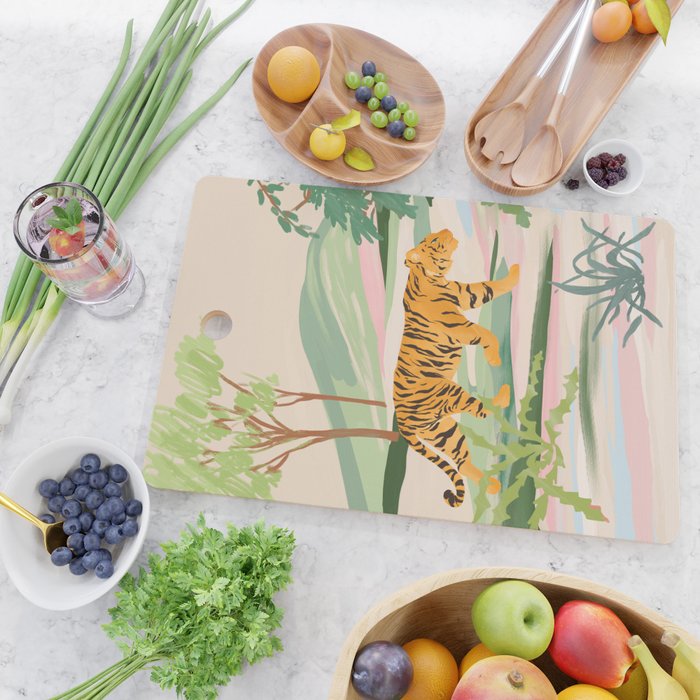 Walking Tiger Cutting Board Gallery Image 2