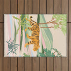 Walking Tiger Outdoor Rug Gallery Image 1