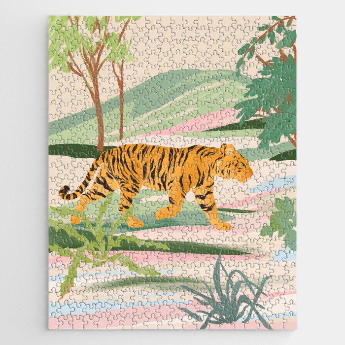 Walking Tiger Jigsaw Puzzle Gallery Image 1