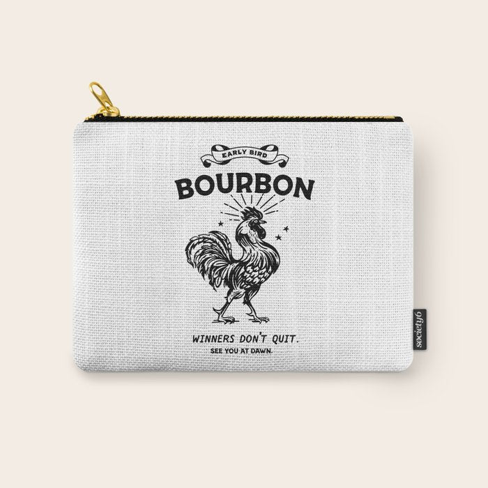 Early Bird Bourbon: Winners Don't Quit Carry All Pouch Gallery Image 1