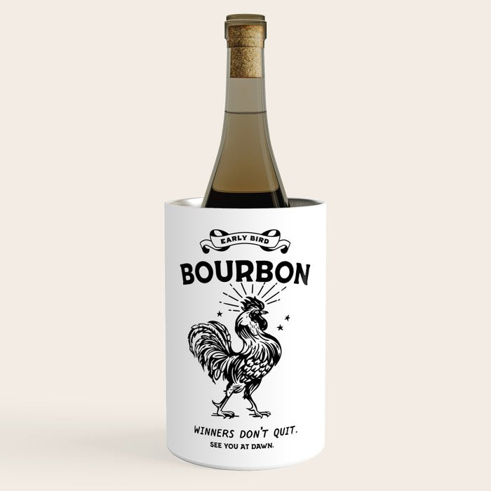 Early Bird Bourbon: Winners Don't Quit Wine Chiller Gallery Image 1