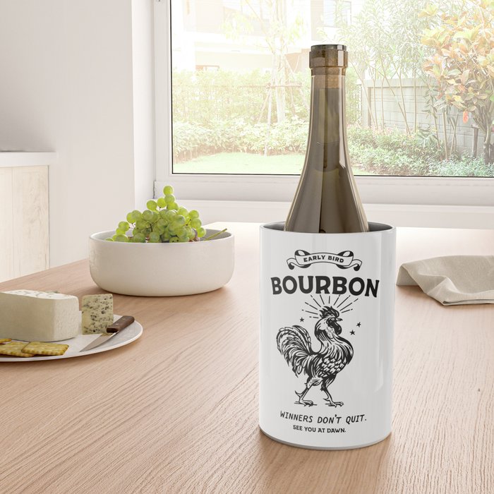 Early Bird Bourbon: Winners Don't Quit Wine Chiller Gallery Image 4