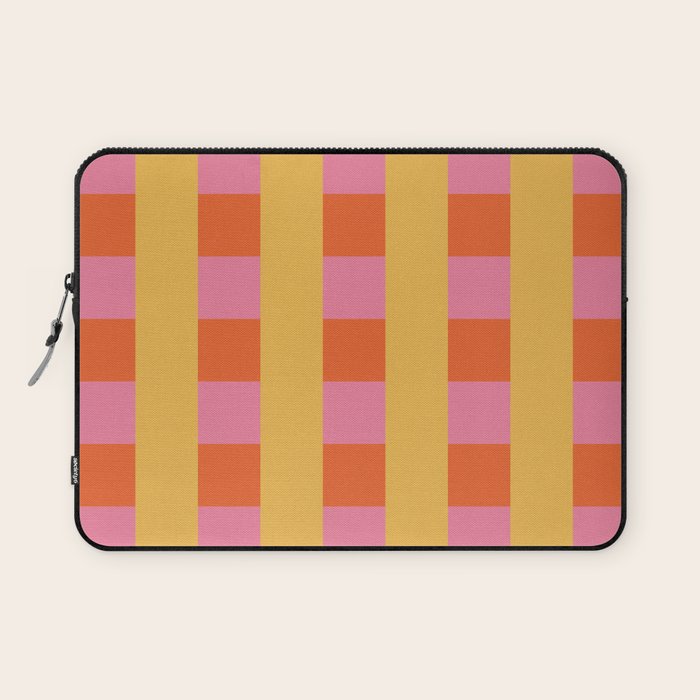 Playful Stripes in Bold Harmony Laptop Sleeve Gallery Image 1