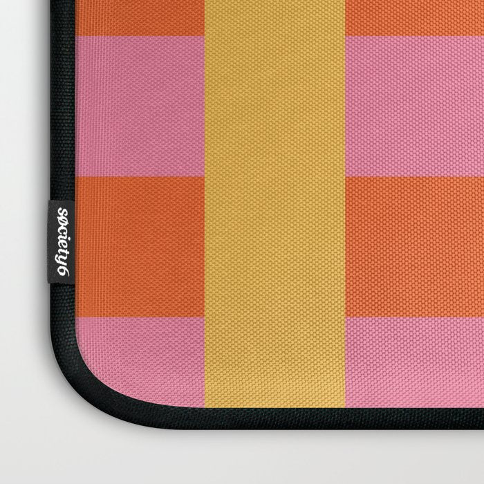 Playful Stripes in Bold Harmony Laptop Sleeve Gallery Image 3