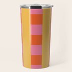 Playful Stripes in Bold Harmony Travel Mug Gallery Image 1