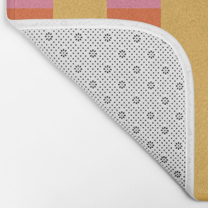 Playful Stripes in Bold Harmony Bath Mat Gallery Image 2