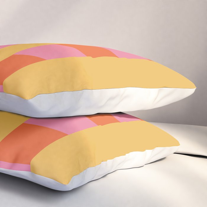Playful Stripes in Bold Harmony Pillow Sham Gallery Image 3