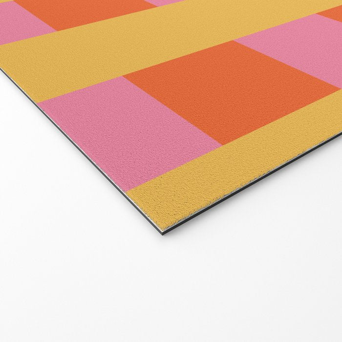 Playful Stripes in Bold Harmony Welcome Mat Gallery Image 2