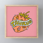 Taurus Strawberry Mini Art Print Gallery Image 1