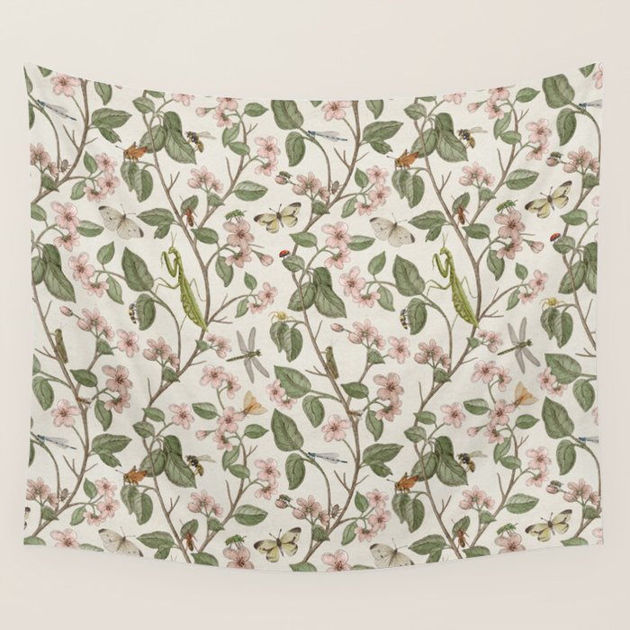 Insects of the Pacific Northwest Wall Tapestry Gallery Image 4