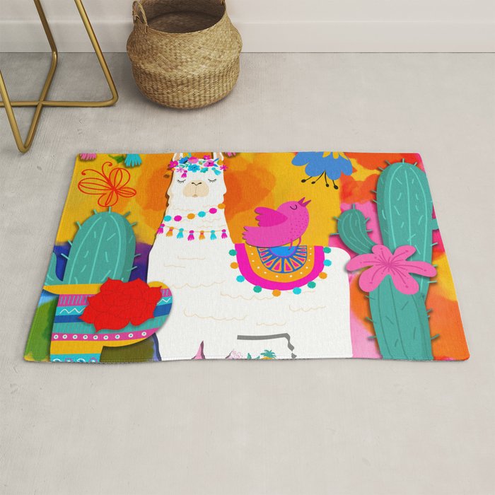 Fiesta Llama Rug Gallery Image 1