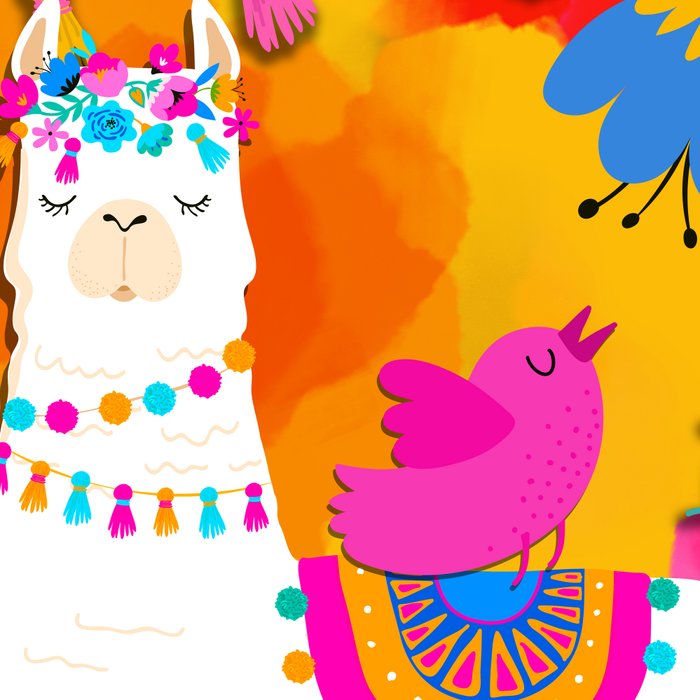 Fiesta Llama Coffee Mug Gallery Image 2