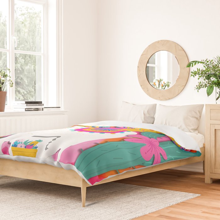 Fiesta Llama Duvet Cover Gallery Image 2