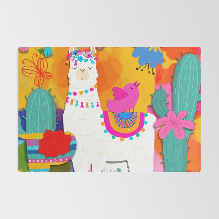 Fiesta Llama Rug Gallery Image 2