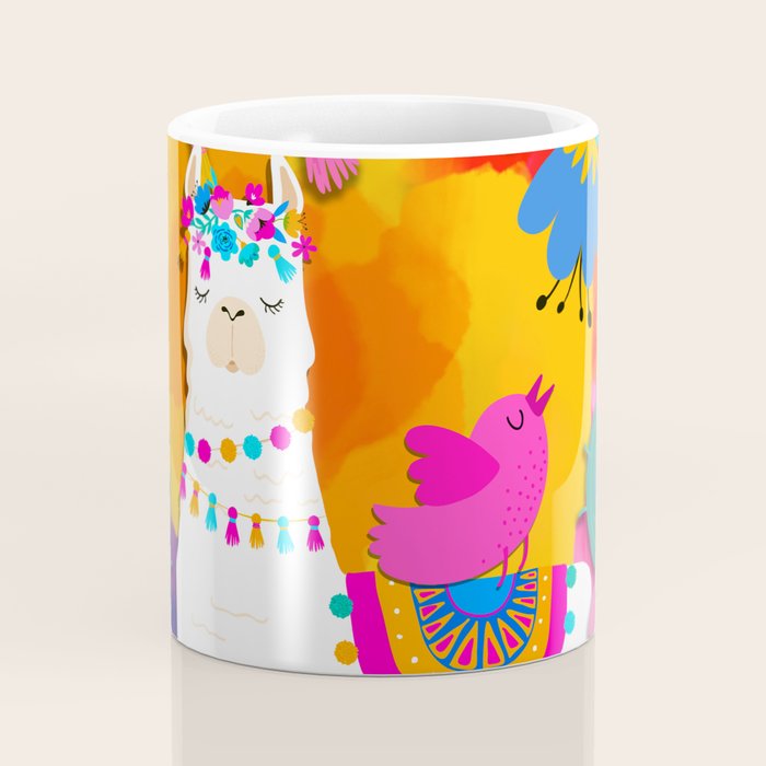 Fiesta Llama Coffee Mug Gallery Image 4