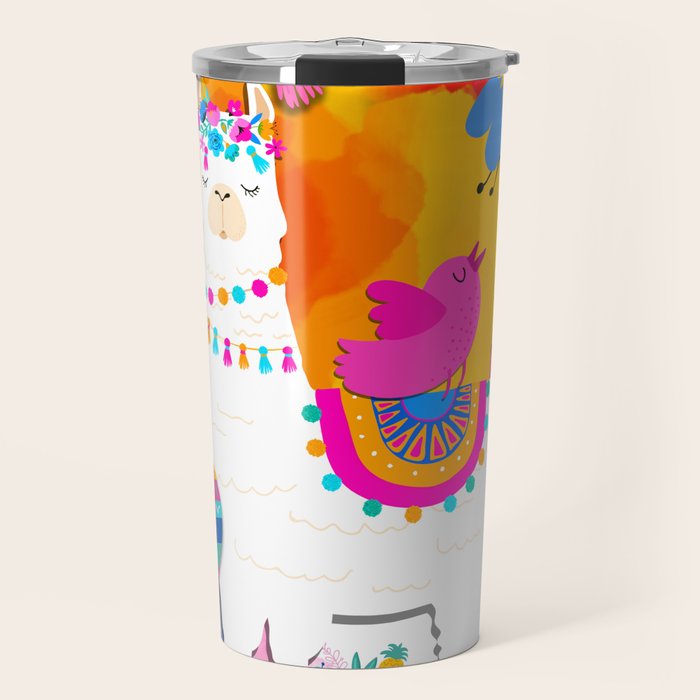Fiesta Llama Travel Mug Gallery Image 1