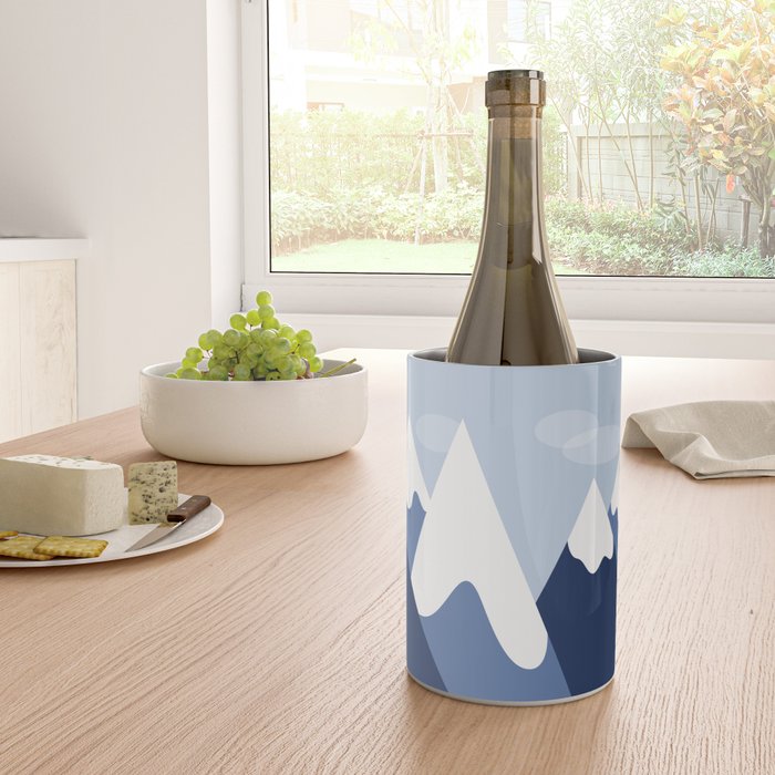 Dawn in the snowy mountains Wine Chiller Gallery Image 4