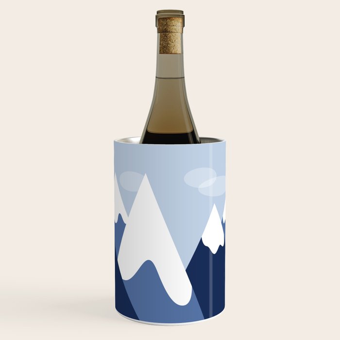 Dawn in the snowy mountains Wine Chiller Gallery Image 1