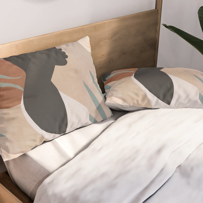 Tropical Girl 4 Pillow Sham Gallery Image 2