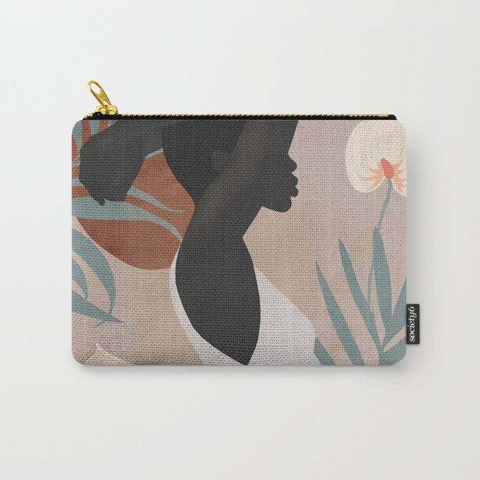 Tropical Girl 4 Carry All Pouch Gallery Image 1