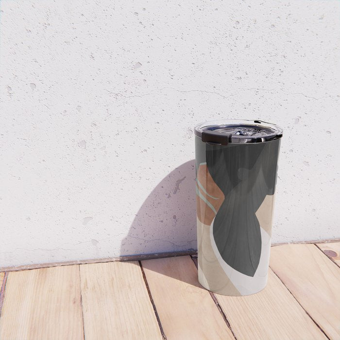 Tropical Girl 4 Travel Mug Gallery Image 4