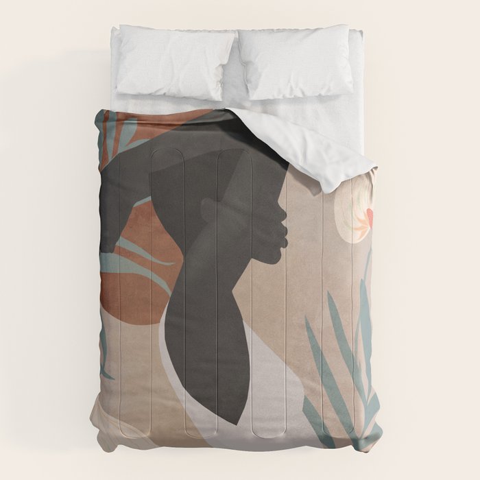 Tropical Girl 4 Comforter Gallery Image 1