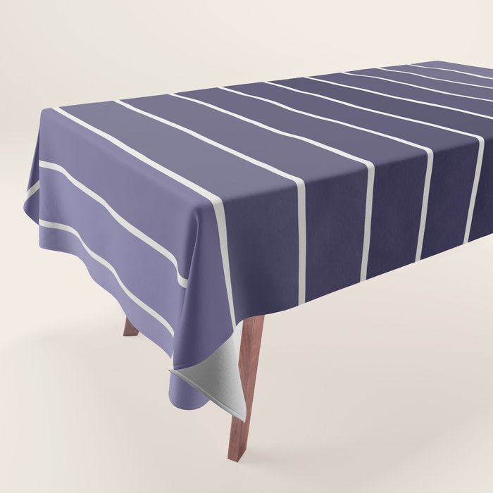 Gradient Arch XI Lavender Dusk Mid Century Modern Rainbow Tablecloth Gallery Image 1