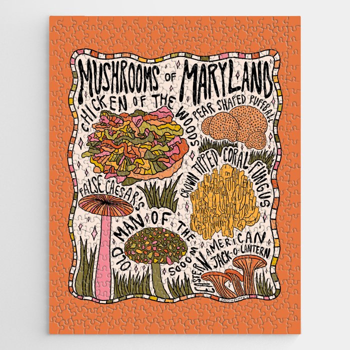 Mushrooms of Maryland Jigsaw Puzzle Gallery Image 1