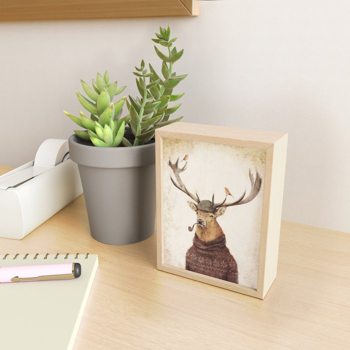 Thinking Wild Mini Art Print Gallery Image 2