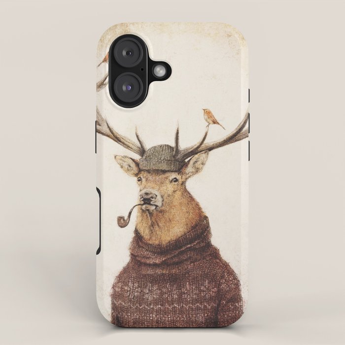 Thinking Wild iPhone Case Gallery Image 1