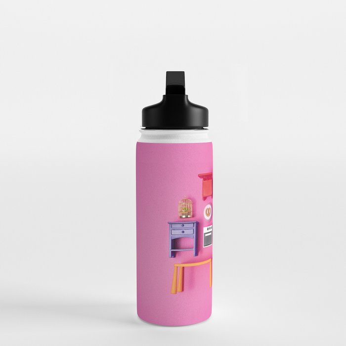 Dollhouse inventory / pink Water Bottle Gallery Image 3