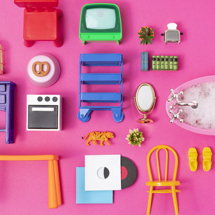 Dollhouse inventory / pink Coffee Mug Gallery Image 2